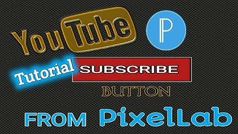 Cara membuat tombol subscribe di android  dengan pixellab