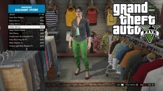 GTA Online Gameplay: Clothes Store Gameplay - Clothes Shopping, Customisation