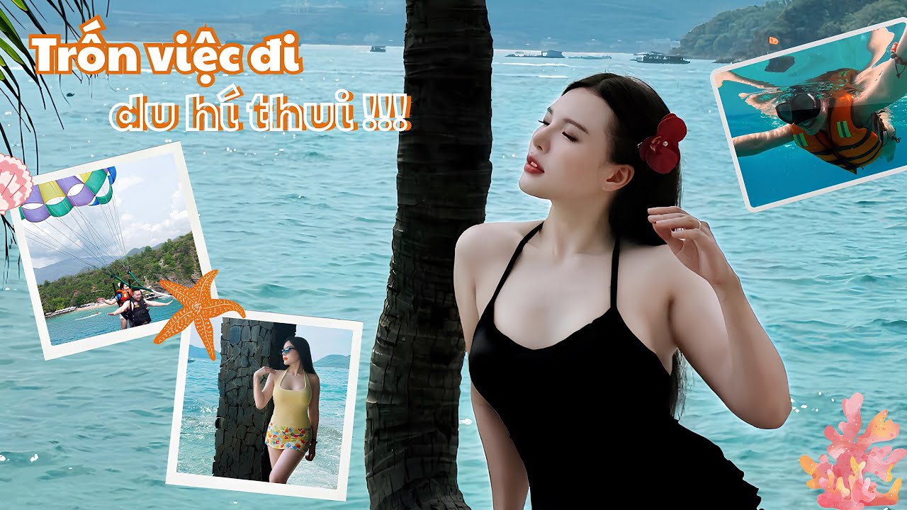 (Vlog) Đi Đảo Lặn Ngắm San Hô - Chơi Dù Bay -  ăn Hải Sản Nổi Tiếng ở Nha Trang