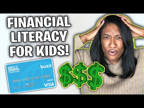 TEACH Your KIDS FINANCIAL LITERACY By DOING THIS...?[NAVY FEDERAL VISA BUXX]