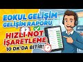 (DAHA DETAYLI) Öğretmenler için İlkokul 1. ve 2. Sınıf, Lise ve Anaokulu E-Okul Hızlı Not İşaretleme