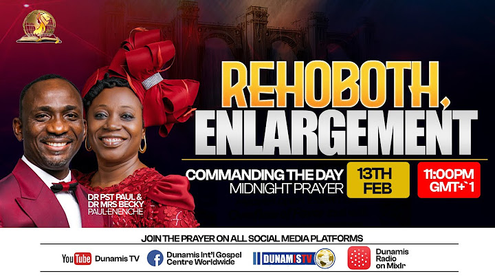 MID NIGHT PRAYER COMMANDING THE DAY || REHOBOTH, ENLARGEMENT  ||. 13-02-2025