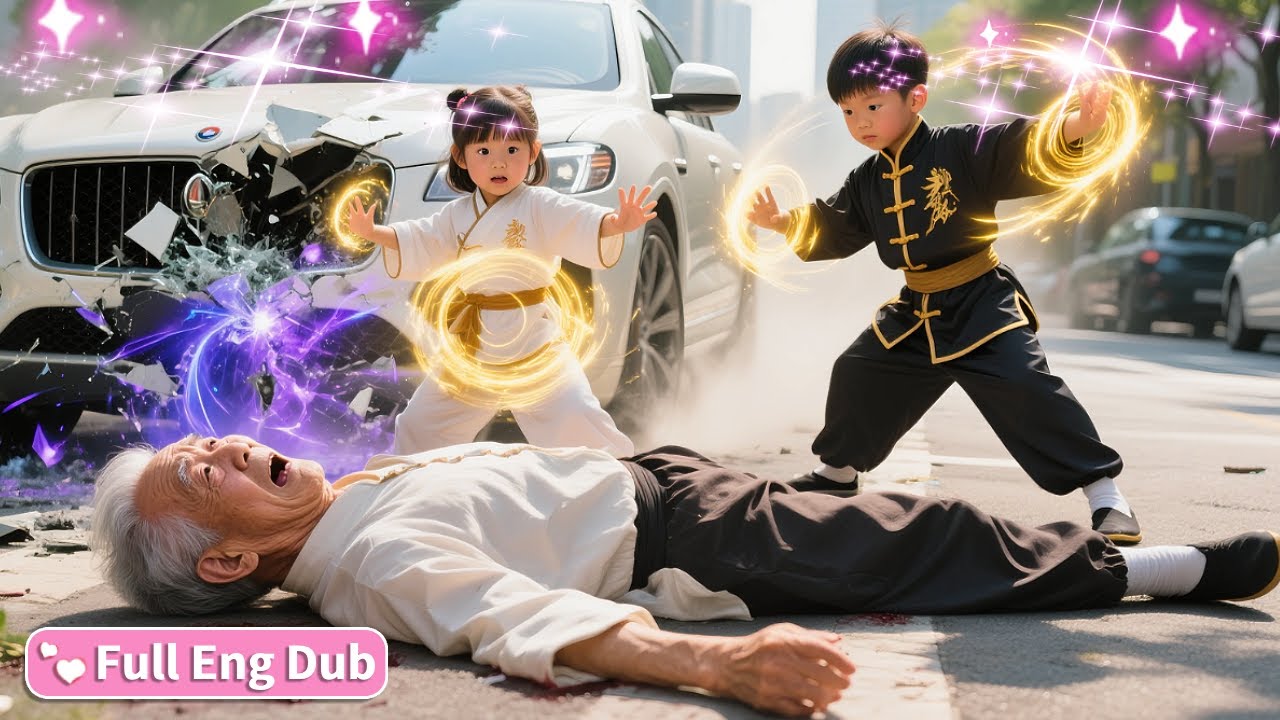 Kung Fu Twins Descend Mountain To Find Their Family, Crush Villains!One Punch Saves Grandpa,Shocking