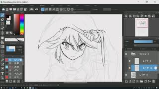 TRIGGER live drawing 02 (No Cam/Long ver.)