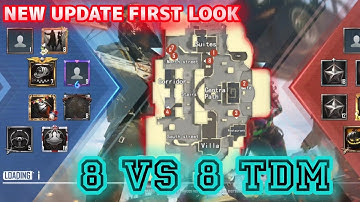 NEW 8vs8 TDM MAP SANTORINI FIRST LOOK - BGMI -1.8 UPDATE