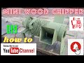 Wood Chipper build powered by a skill saw