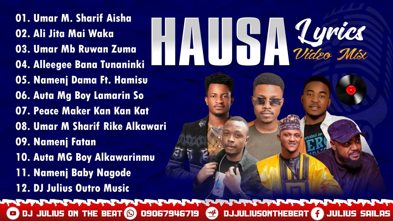 DJ Julius Hausa Lyrics Video Mix 2022 {09067946719} hausaremix, sabonremixnahausa YouTube