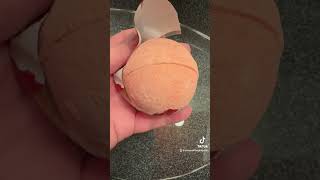 Bath & Body Works Winter Candy Apple Bath Fizzy Demo #bathandbodyworks #christmas #bathfizzy #asmr
