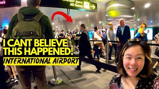 Shocking incident at the Hamad Airport Doha Qatar -don’t do this here! Filipino solo travel 🧳✈️