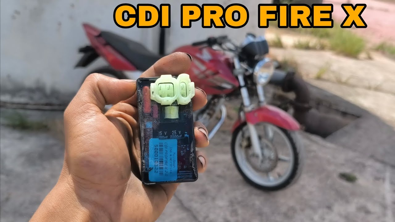 CDI PRO FIRE X com 9 cortes de giro com pipoco ativado e com pipoco desativado! Na carburada