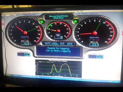 Italjet dragster dyno screen 150mph - YouTube