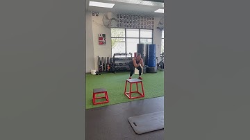 Side shuffle to 4 jump squats