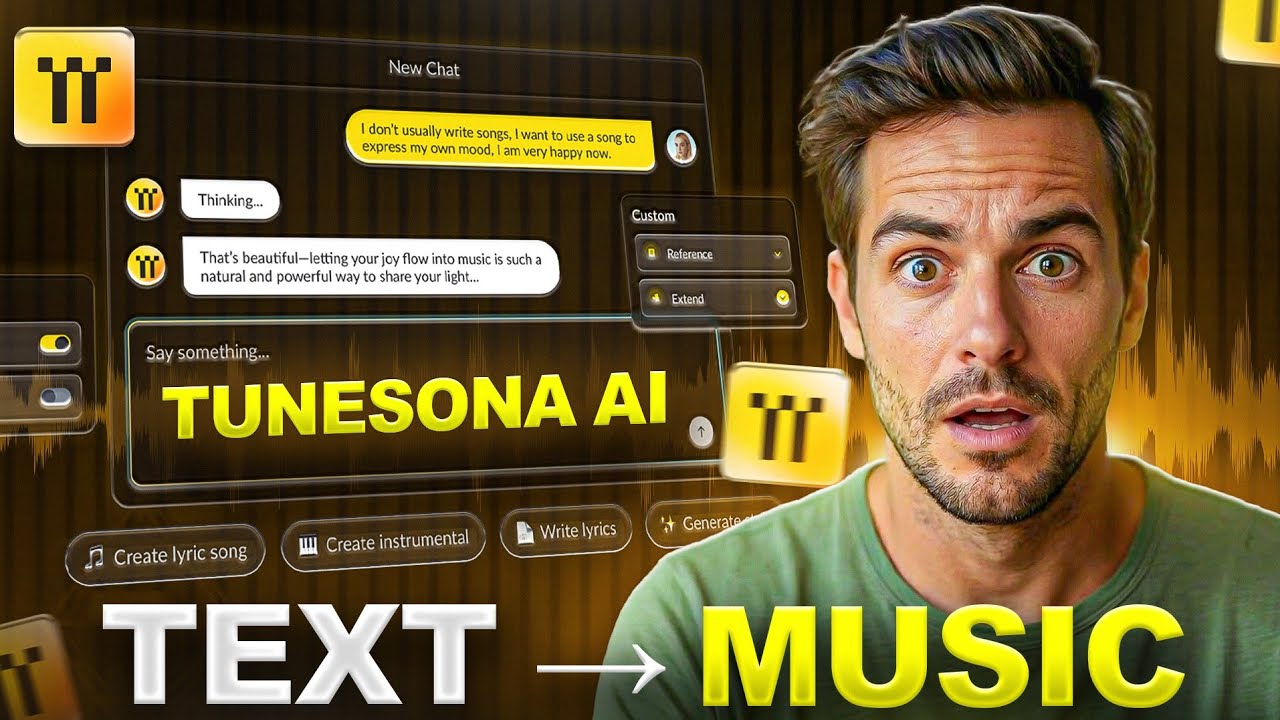 🎵 I Made Music by Chatting With AI | Tunesona AI Demo