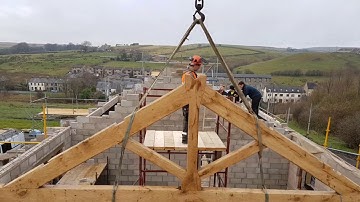 King post Trusses Installation