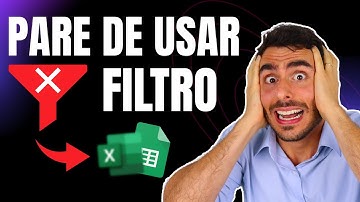 Não uso mais FILTRO no Excel e Google Planilhas, uso isso agora!