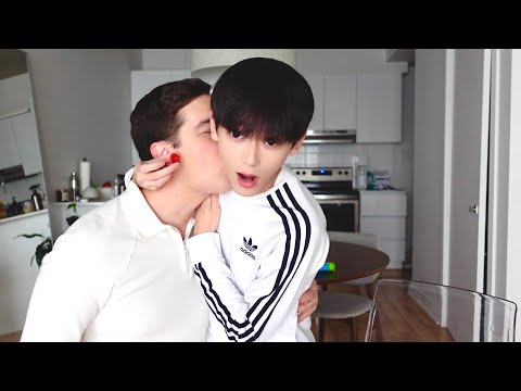 …Max gave me a hickey (gay couple kissing challenge)