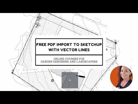 Free PDF import to SketchUp with working vector lines!