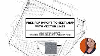 Free PDF import to SketchUp with working vector lines!