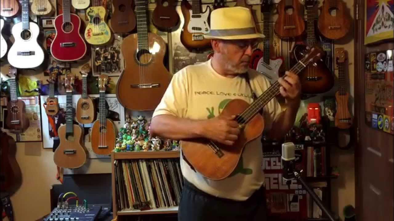 Guadalupe Custom Baritone Ukulele GCEA Strings Review YouTube