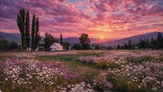Mountain Meadow at Sunset | 4K Wildflower Screensaver for Samsung Frame, LG OLED & Sony Bravia screenshot 5