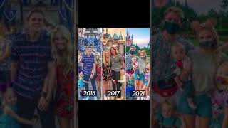 The Lambrant Family at Disney though the years 🤗🥰 👑