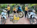 A girl with a genius for repairing motorbikes  turn old into new genius girl