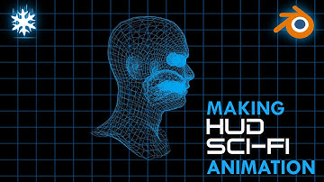 Blender Sci-Fi HUD Animation – Beginner Friendly FX Guide