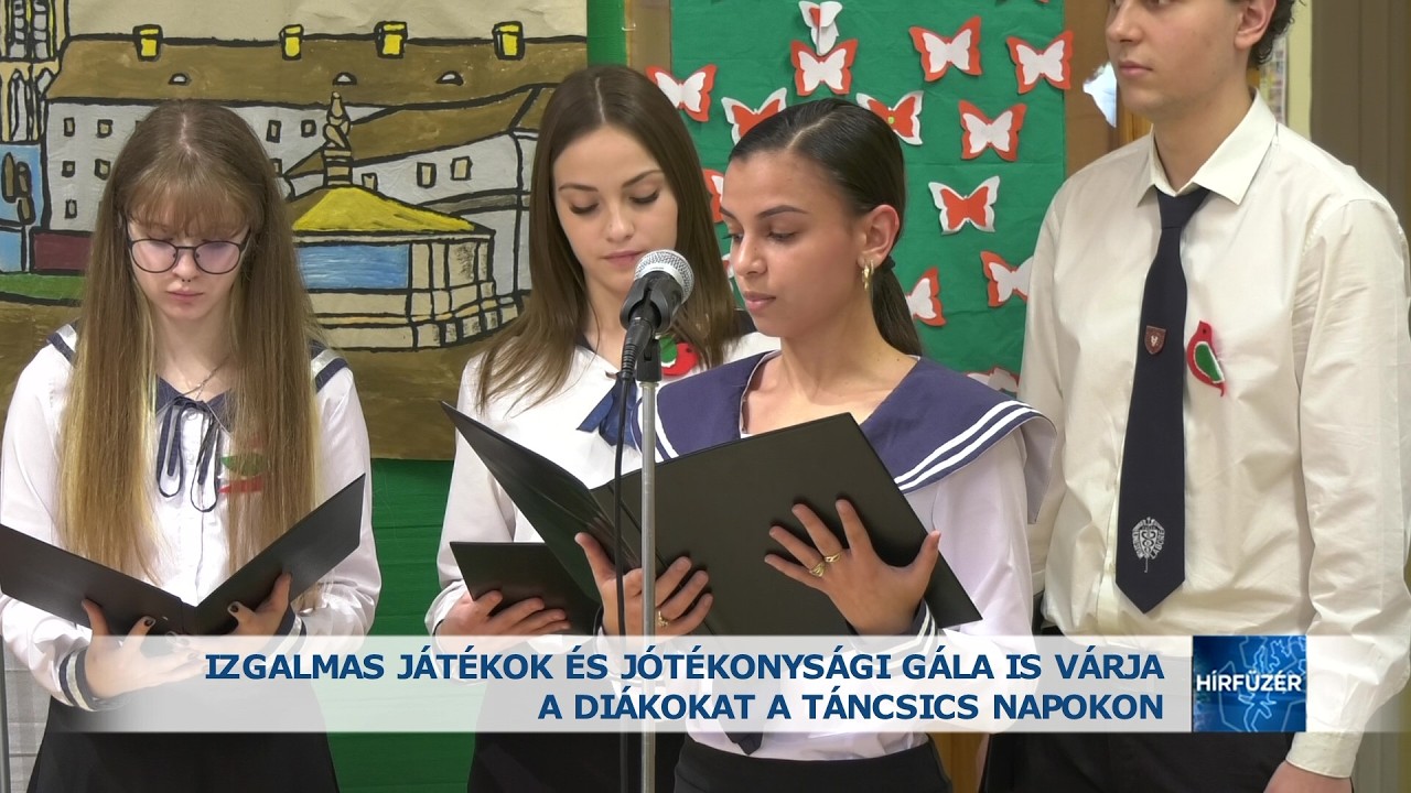 Izgalmas játékok és jótékonysági gála is várja a diákokat a Táncsics Napokon