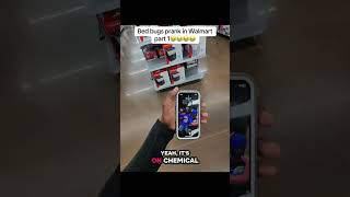 Bed bugs 🐛 prank in Walmart 🤣🤣🤣🤣🤣 #funny #views #walmart #prankvideo