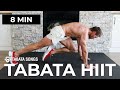 8 Min TABATA HIIT Workout (No Repeats, No Equipment) Feat Tabata Songs