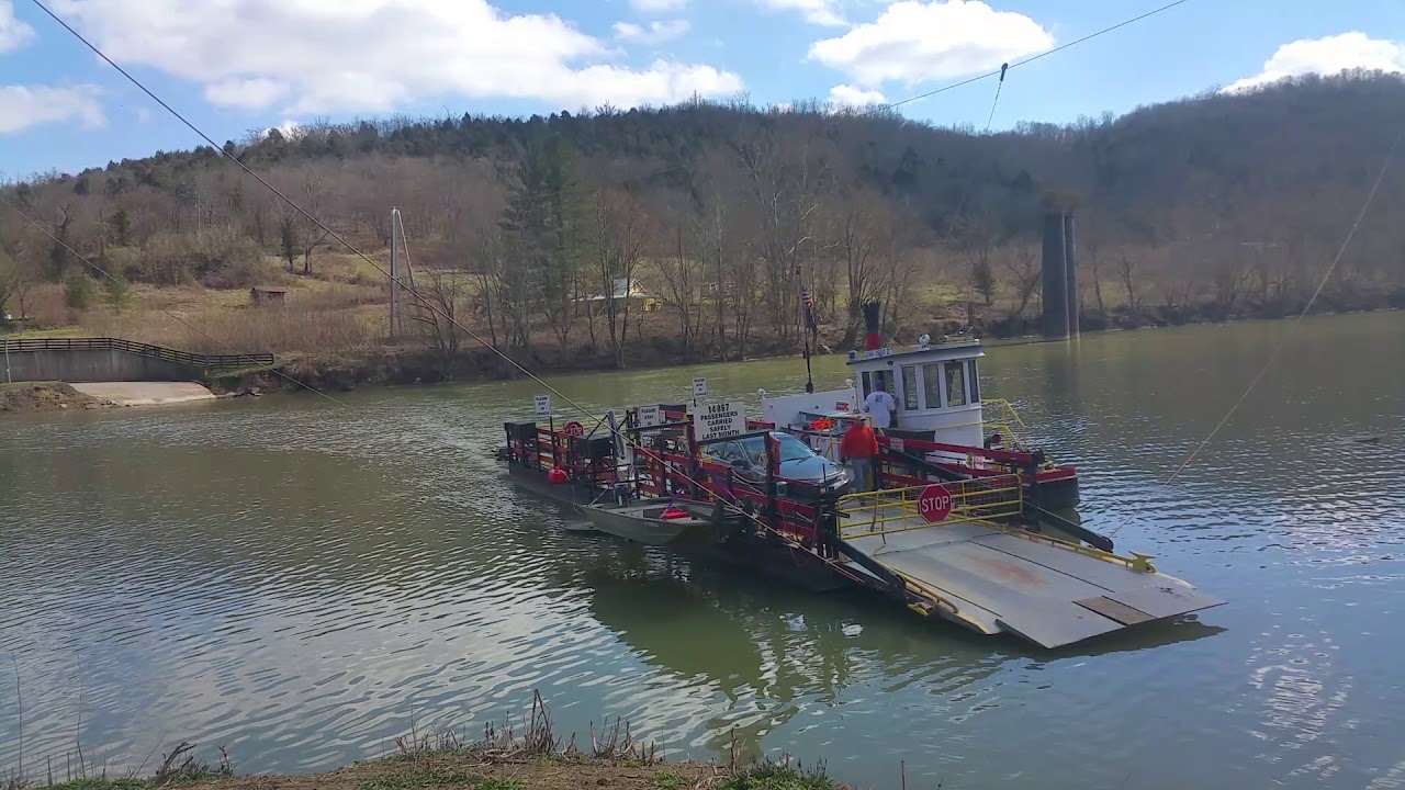 Kentucky Ferry carying vehicles YouTube