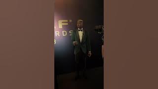 Victor Osimhen’s grand entry to the venue of CAF awards 2023.