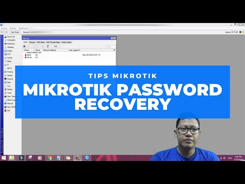 Mikrotik Password Recovery | Cek Password User Winbox