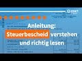 Anleitung:  Steuerbescheid verstehen und richtig lesen | Einspruch Steuerbescheid einlegen Finanzamt