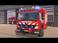 Emergency Call 112 - Dutch Firefighters Responding to Building Fire! 4K