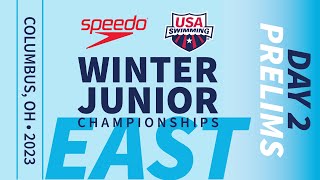 Day 2 Men's East Prelims | 2023 Speedo Winter Junior Championships