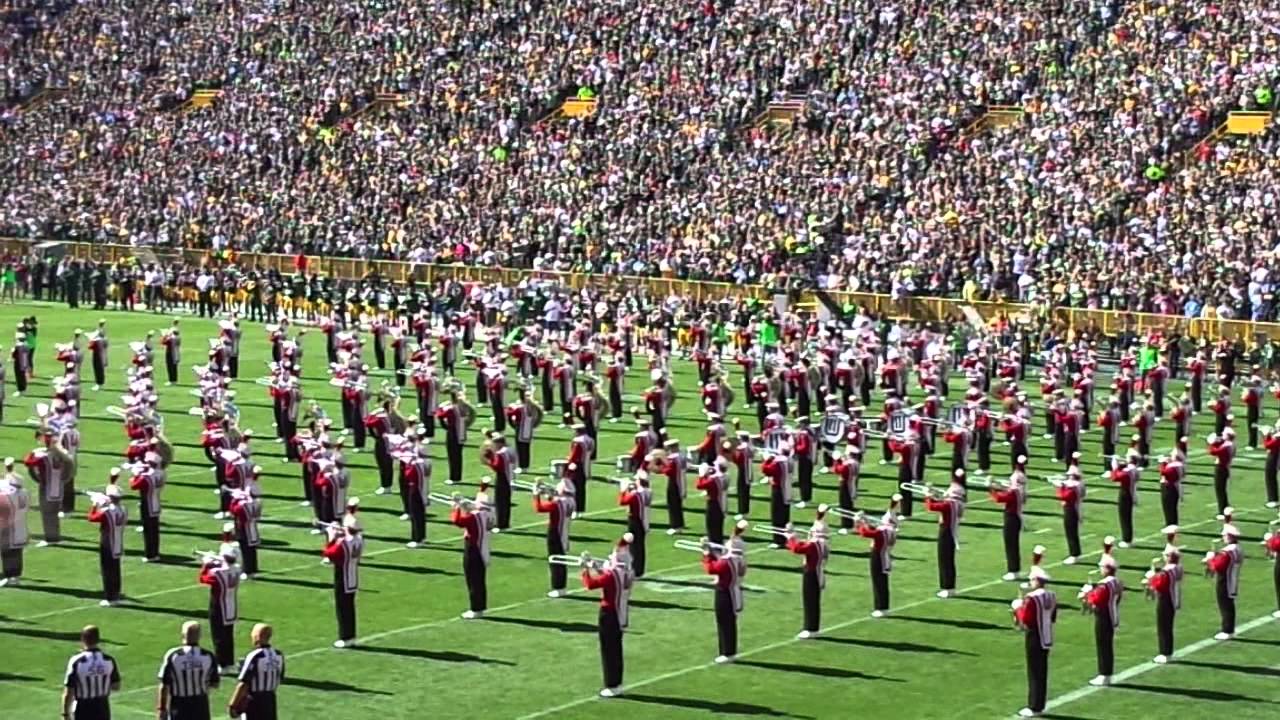 Star Spangled Banner by Wisconsin Marching Band YouTube