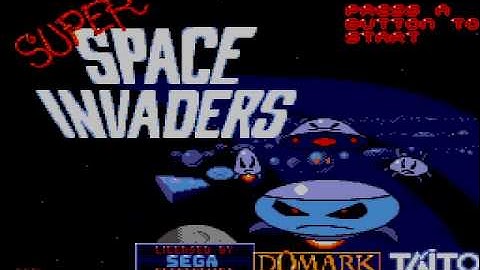 Super Space Invaders Master System Title Music