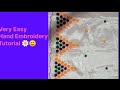 Very easy hand embroidery tutorial #hand embroidery #embroidery #viral #trending #viralvideo #art