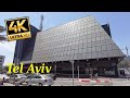 Tel aviv walking  hamasger street  city without interruption 4k60