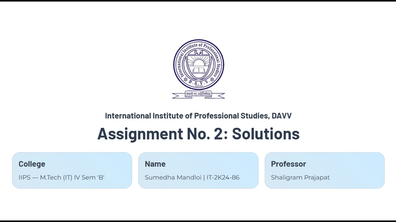 LAB ASSIGNMENT 2 - NAD - YouTube