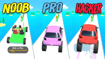 NOOB vs PRO vs HACKER in Assemble Run 3D