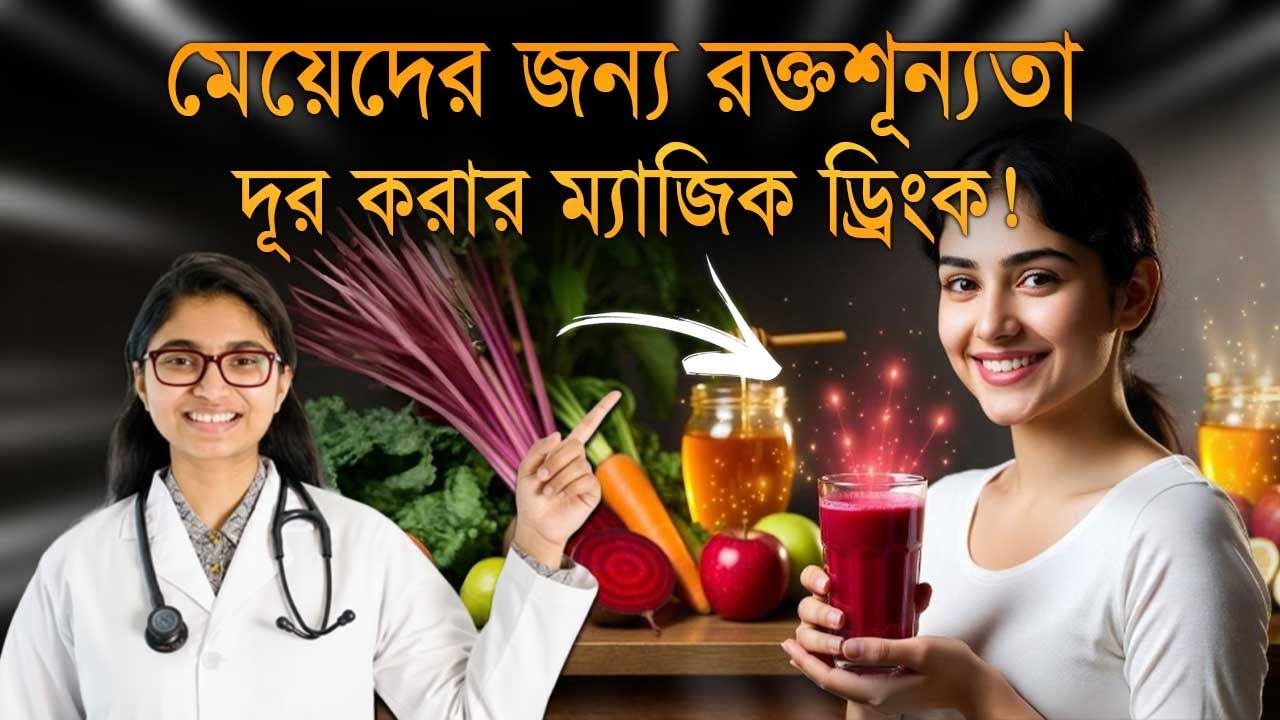 মেয়েদের রক্ত বাড়ানোর ন্যাচারাল জুস | Iron Boost Drink | Anemia Solution 