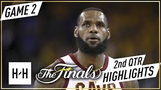 Cleveland Cavaliers vs Golden State Warriors - Game 2 - 2nd Qtr Highlights | 2018 NBA Finals