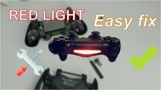 Dualshock 4 red light issue easy hardware fix