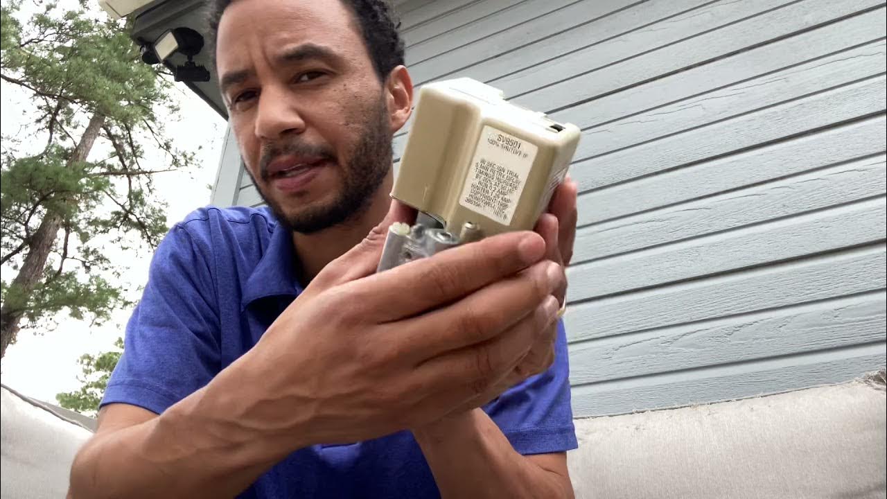 How to test gas pressure on a gas valve YouTube