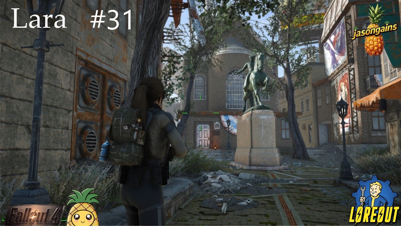 Loreout Modlist - Lara Croft - Fallout 4 - Part 31: Following The Freedom Trail To Tradecraft