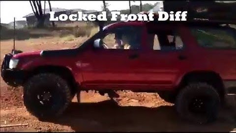 Front locker VS Open diff 1995 Toyota 4runner / Hiulx Surf