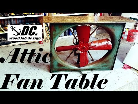 Video: INDUSTRIAL ATTIC FAN TABLE