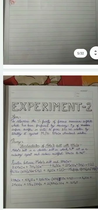 🔥 chemistry class 12 term 2 practical file || Science practical file ...